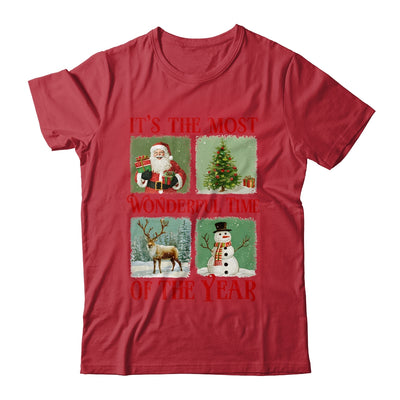 Retro Christmas It's The Most Wonderful Time Santa Vintage Shirt & Sweatshirt | teecentury