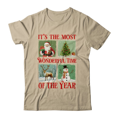 Retro Christmas It's The Most Wonderful Time Santa Vintage Shirt & Sweatshirt | teecentury