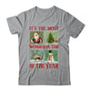 Retro Christmas It's The Most Wonderful Time Santa Vintage Shirt & Sweatshirt | teecentury