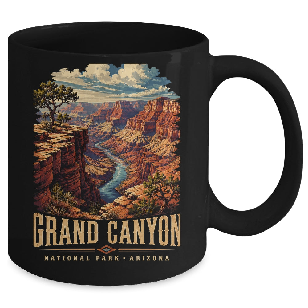 Retro Classic Grand Canyon National Park Souvenir Travel Mug | teecentury