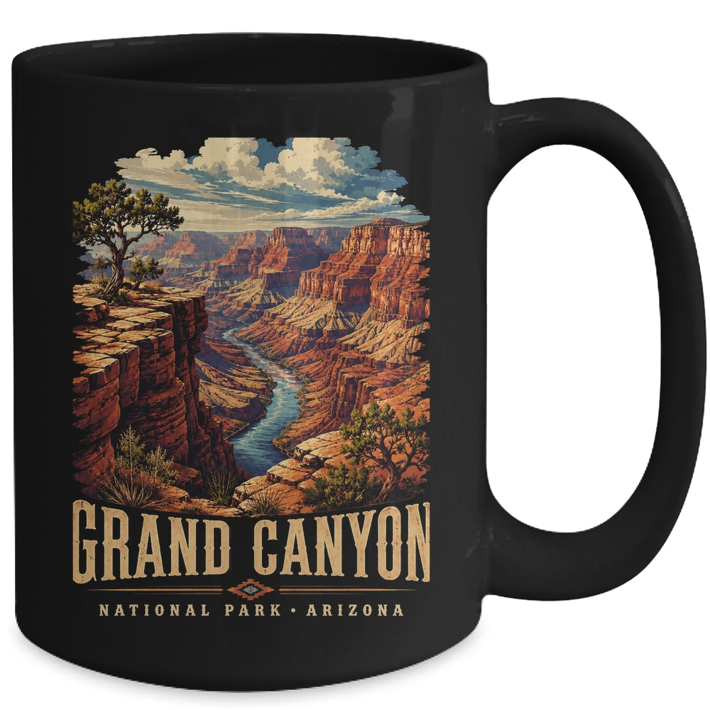 Retro Classic Grand Canyon National Park Souvenir Travel Mug | teecentury