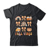 Retro Coffee Fall Vibes Autumn Coquette Pumpkin Thanksgiving Shirt & Sweatshirt | teecentury