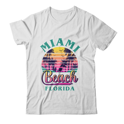 Retro Cool Miami Beach Mens Womens Florida Beaches Shirt & Tank Top | teecentury