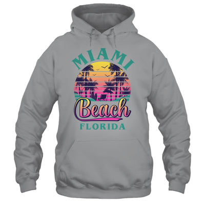 Retro Cool Miami Beach Mens Womens Florida Beaches Shirt & Tank Top | teecentury