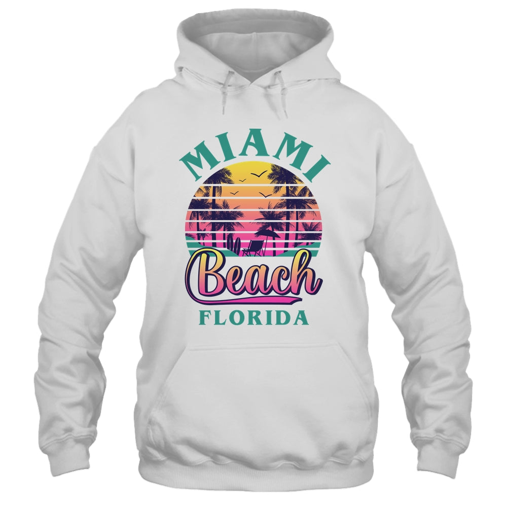 Retro Cool Miami Beach Mens Womens Florida Beaches Shirt & Tank Top | teecentury