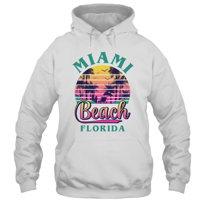 Retro Cool Miami Beach Mens Womens Florida Beaches Shirt & Tank Top | teecentury