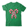 Retro Coquette Bow Candy Cane Christmas Season Women Girl Shirt & Sweatshirt | teecentury