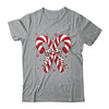 Retro Coquette Bow Candy Cane Christmas Season Women Girl Shirt & Sweatshirt | teecentury