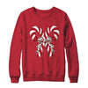 Retro Coquette Bow Candy Cane Christmas Season Women Girl Shirt & Sweatshirt | teecentury