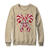 Retro Coquette Bow Candy Cane Christmas Season Women Girl Shirt & Sweatshirt | teecentury