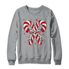 Retro Coquette Bow Candy Cane Christmas Season Women Girl Shirt & Sweatshirt | teecentury