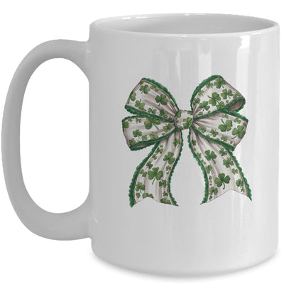 Retro Coquette St Patrick's Day St Patty's Day Lucky Shamrock Mug | teecentury
