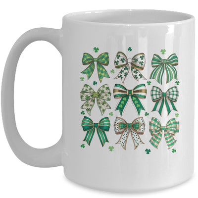 Retro Coquette St Patricks Day St Patty's Day Lucky Shamrock Mug | teecentury