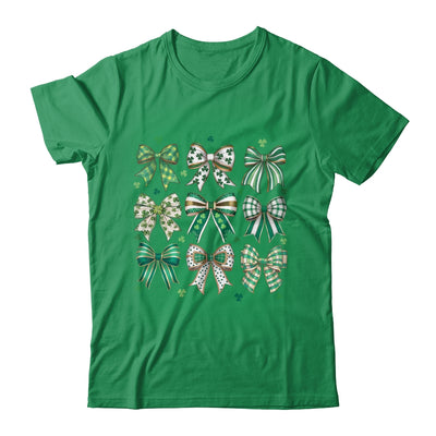Retro Coquette St Patricks Day St Patty's Day Lucky Shamrock Shirt & Sweatshirt | teecentury