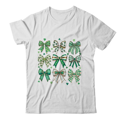 Retro Coquette St Patricks Day St Patty's Day Lucky Shamrock Shirt & Sweatshirt | teecentury