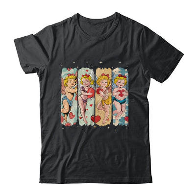 Retro Cupid Coquette Bow Valentine Day Bow Heart Women Shirt & Sweatshirt | teecentury