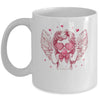 Retro Cupid Valentine Blowing Bubble Vintage Valentines Day Mug | teecentury