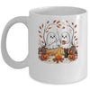 Retro Cute Ghost Funny Halloween Fall Camping Boo Ghosts Mug | teecentury