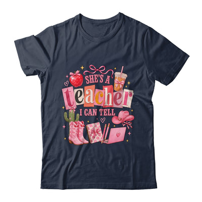Retro Cute She'S A Teacher I Can Tell Western Back To School Shirt & Hoodie | teecentury