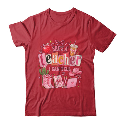 Retro Cute She'S A Teacher I Can Tell Western Back To School Shirt & Hoodie | teecentury