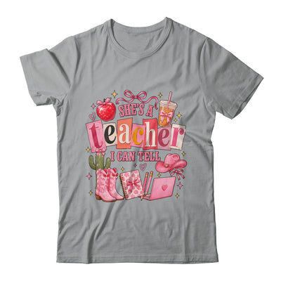 Retro Cute She'S A Teacher I Can Tell Western Back To School Shirt & Hoodie | teecentury