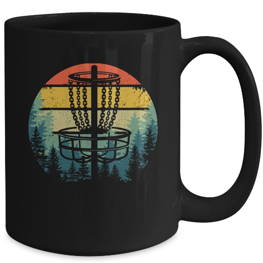 Retro Disc Golf For Men Women Flying Disc Sport Player Lover Mug | teecentury