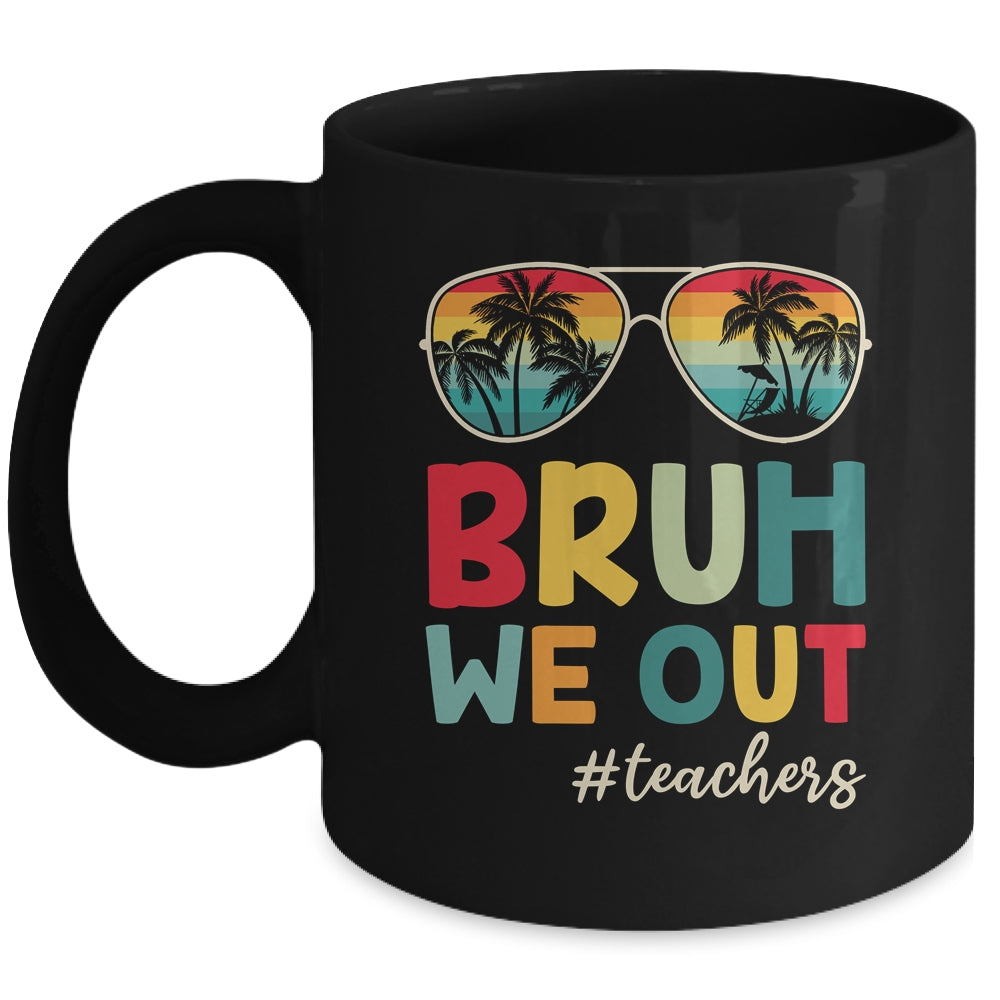Retro End Of School Year Teacher Summer Bruh We Out Mug | teecentury
