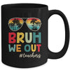 Retro End Of School Year Teacher Summer Bruh We Out Mug | teecentury
