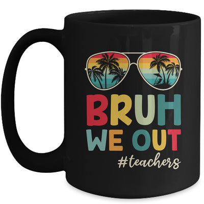 Retro End Of School Year Teacher Summer Bruh We Out Mug | teecentury