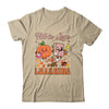 Retro Fall In Love Learning Teacher Pumpkin Spooky Teacher Shirt & Sweatshirt | teecentury
