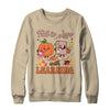 Retro Fall In Love Learning Teacher Pumpkin Spooky Teacher Shirt & Sweatshirt | teecentury