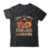 Retro Fall In Love With Learning Autumn Pumpkin Teacher Kids Shirt & Hoodie | teecentury
