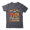 Retro Fall In Love With Learning Autumn Pumpkin Teacher Kids Shirt & Hoodie | teecentury