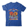 Retro Fall In Love With Learning Autumn Pumpkin Teacher Kids Shirt & Hoodie | teecentury