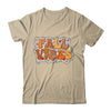 Retro Fall Vibes Autumn Design Groovy Thanksgiving Women Shirt & Sweatshirt | teecentury