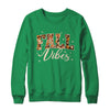 Retro Fall Vibes Preppy Floral Pumpkin Fall Autumn Vibes Shirt & Sweatshirt | teecentury