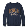 Retro Fall Vibes Preppy Floral Pumpkin Fall Autumn Vibes Shirt & Sweatshirt | teecentury