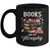 Retro Floral Books Are My Therapy Book Lover Aesthetic Girl Mug | teecentury