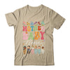 Retro Floral Mother Baby Nurse Womens Nurse Week Shirt & Tank Top | teecentury