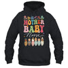 Retro Floral Mother Baby Nurse Womens Nurse Week Shirt & Tank Top | teecentury