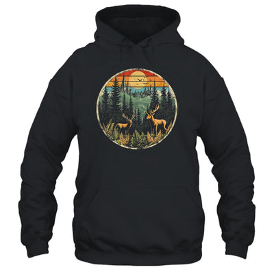 Retro Forest Trees Outdoors Nature Men Women Vintage Graphic Shirt & Hoodie | teecentury