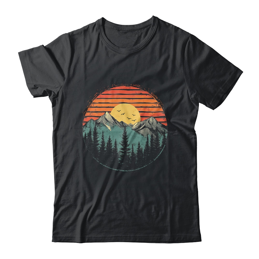 Retro Forest Trees Outdoors Nature Women Men Vintage Retro Shirt & Hoodie | teecentury