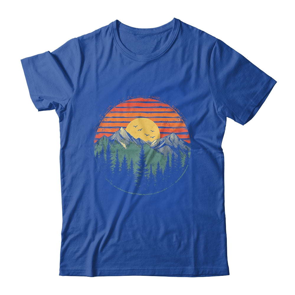 Retro Forest Trees Outdoors Nature Women Men Vintage Retro Shirt & Hoodie | teecentury
