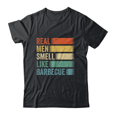 Retro Funny BBQ Grilling Real Men Smell Like Barbeque Grill Shirt & Hoodie | teecentury