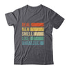 Retro Funny BBQ Grilling Real Men Smell Like Barbeque Grill Shirt & Hoodie | teecentury
