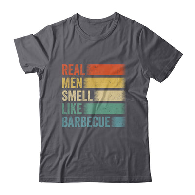 Retro Funny BBQ Grilling Real Men Smell Like Barbeque Grill Shirt & Hoodie | teecentury