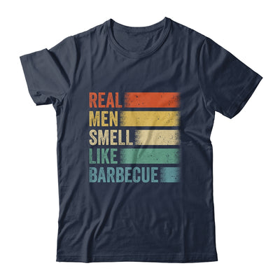 Retro Funny BBQ Grilling Real Men Smell Like Barbeque Grill Shirt & Hoodie | teecentury