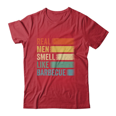 Retro Funny BBQ Grilling Real Men Smell Like Barbeque Grill Shirt & Hoodie | teecentury