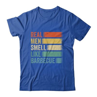 Retro Funny BBQ Grilling Real Men Smell Like Barbeque Grill Shirt & Hoodie | teecentury