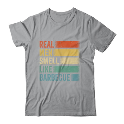 Retro Funny BBQ Grilling Real Men Smell Like Barbeque Grill Shirt & Hoodie | teecentury